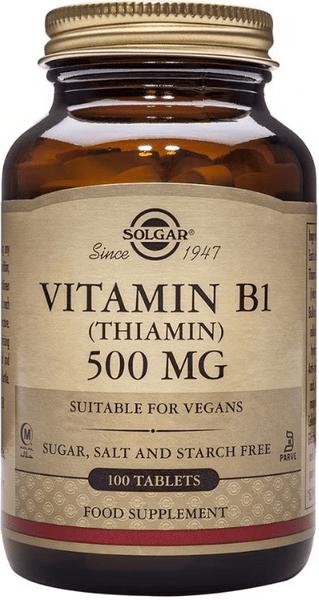 Solgar Vitamina B1 500Mg 100 Comprimidos