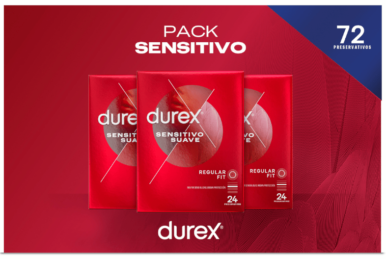Durex Preservativos Sensitivo Suave 3x24 uds
