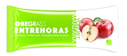 Obegrass Barrita Entrehoras Yogurt Y Manzana 30gr