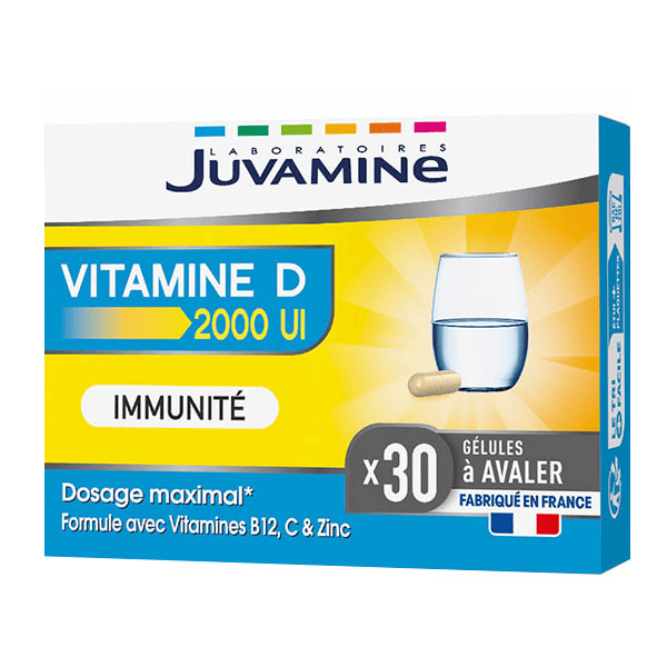 Vitamine D 2000 UI 30 gélules