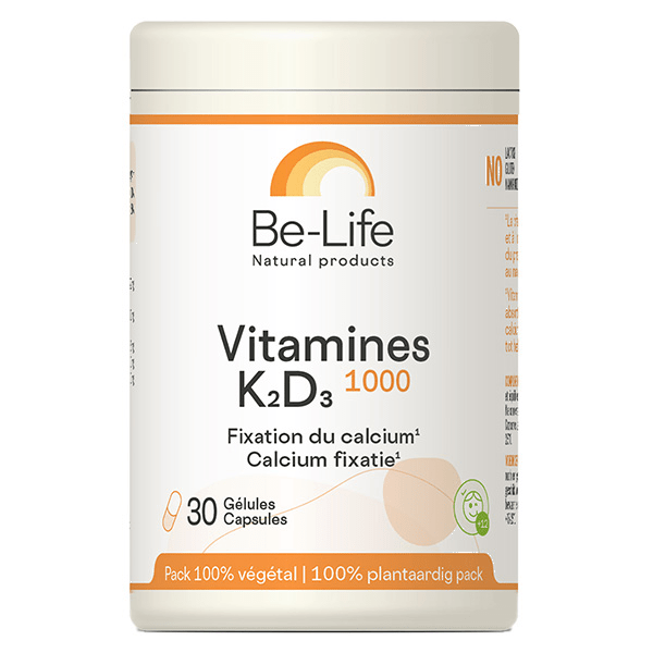Be-Life Vitamines K2 + D3 1000 30 gélules 2