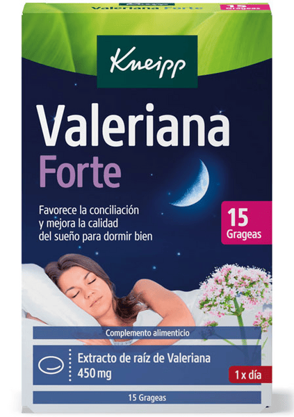 Kneipp Valeriana Forte Ayuda A Dormir Natural 15 Grageas