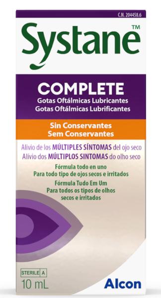 Systane Complete Gotas Oftálmicas Lubricantes 10 Ml