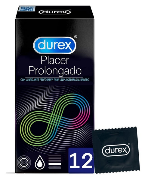 Durex Preservativos Placer Prolongado 12 Unidades