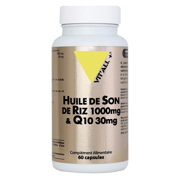 HUILE DE SON DE RIZ 1000mg + Q10 30mg 60 capsules