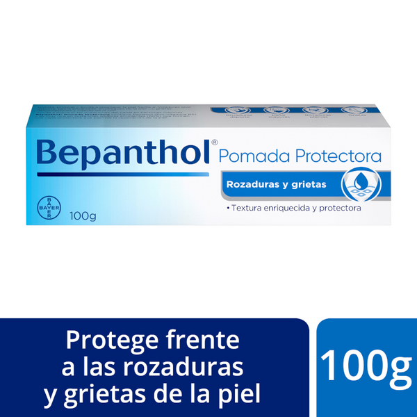 Bepanthol Pomada Protectora Rozaduras Y Grietas Piel Sensible 100 Gr