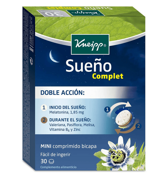 Kneipp Sueño Complet Bicapa Conciliar Y Mantener El Sueño 30 Comprimidos