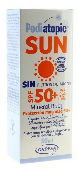 Pediatopic Crema Solar Sun Mineral Baby SPF50+ 50 ml