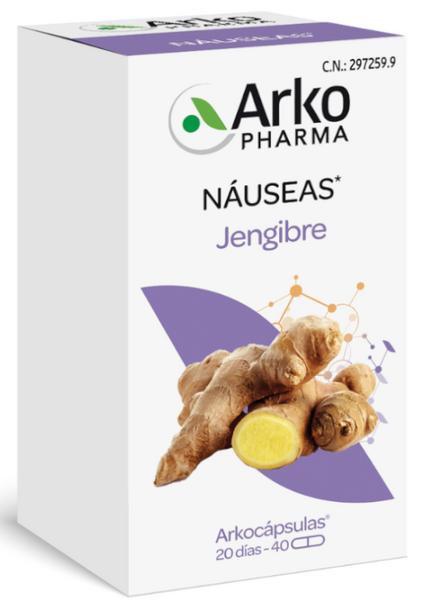 Arkocápsulas Jengibre Bio 40 cápsulas