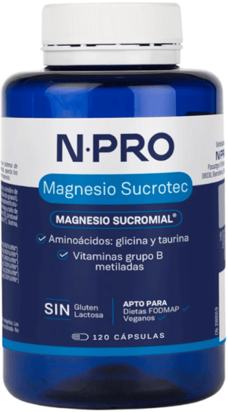 NPRO Magnesio Sucrotec 120 Cápsulas