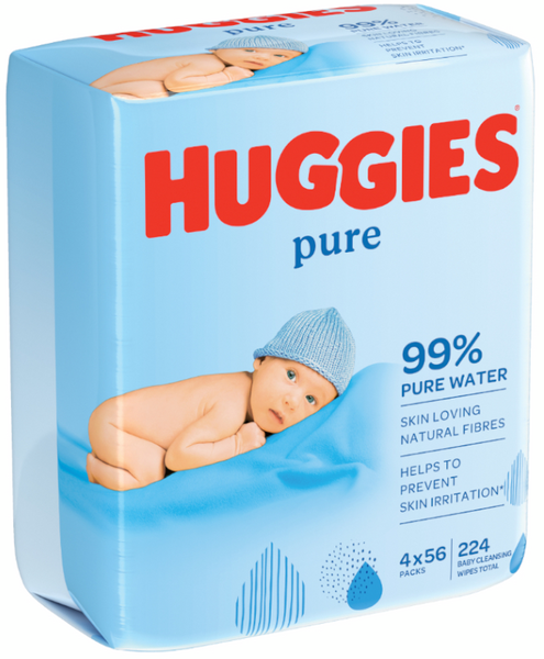 Huggies Pure Toallitas Bebé 224 Uds