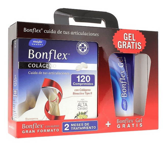 Bonflex Colageno 120 Comprimidos + Regalo Gel