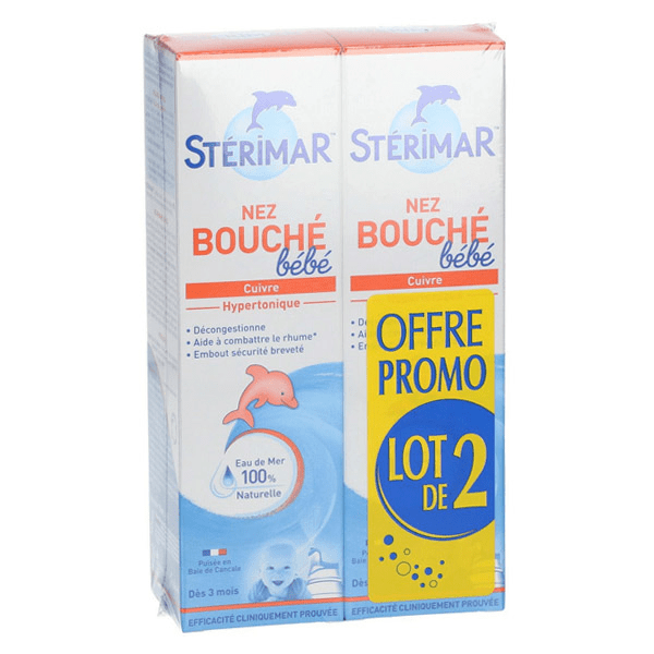 Nez Bouché Bébé Lot de 2 x 100ml 2