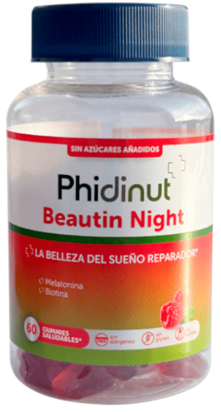 Phidinut Beautin Night Cabello y Uñas Fuertes 30 Gummies