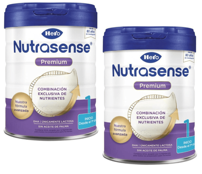 Hero Baby Nutrasense Premium Leche 1 Inicio 2 x 800 gr