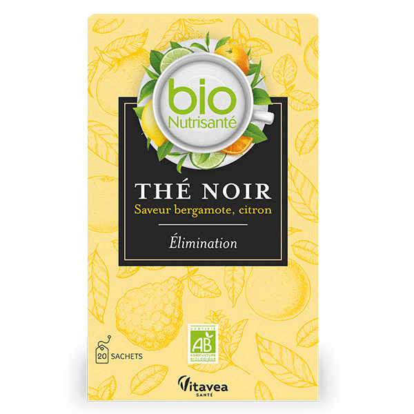 - Biosnutrisanté -  Thé noir saveur bergamote citron - 20 sachets 3