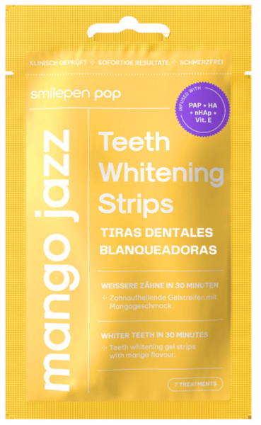 Smilepen Pop Tiras Dentales Blanqueadoras Mango