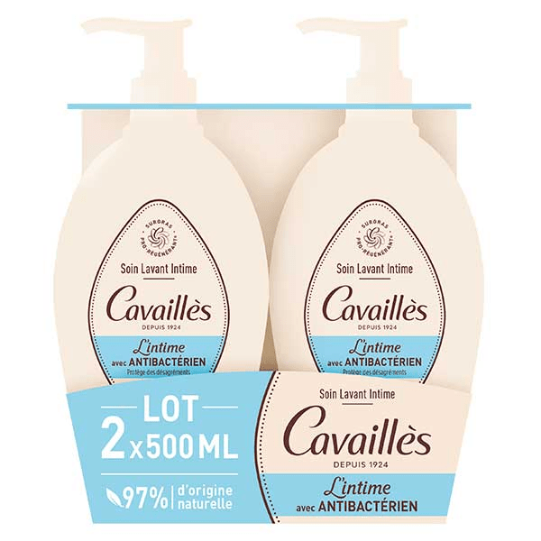 Rogé Cavailles Soin Naturel Toilette Intime Anti-bacterien 2x500ml 3