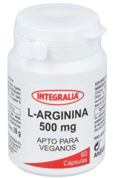 Integralia L-Arginina 500mg 60 Cápsulas