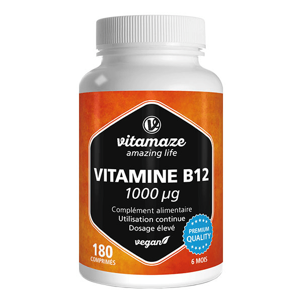 Vitamine B12 1000 µg 180 comprimés 3