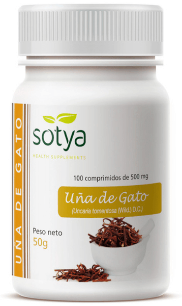 Sotya Uña De Gato 100 Comprimidos