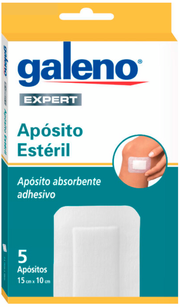 Galeno Expert Apósitos Estériles 15x10 Cm 5 Uds