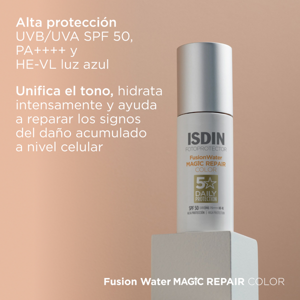 Isdin Fusion Water Magic Repair Color SPF50 50 Ml