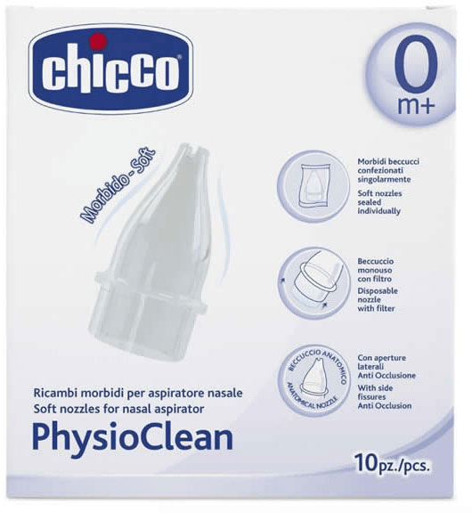 Chicco PhysioClean Recambios Aspirador Nasal 10 Unidades