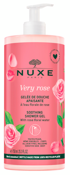 Nuxe Very Rose Gel De Ducha Calmante 750 Ml