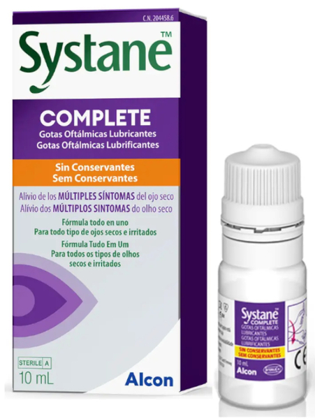 Systane Complete Gotas Oftálmicas Lubricantes 10 Ml