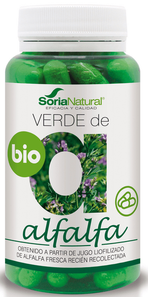 Soria Natural Verde De Alfalfa Bio 80 Cápsulas