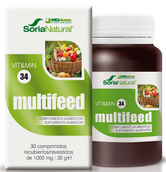 Soria Natural Vit&min 34 Multifeed 30 Comprimidos
