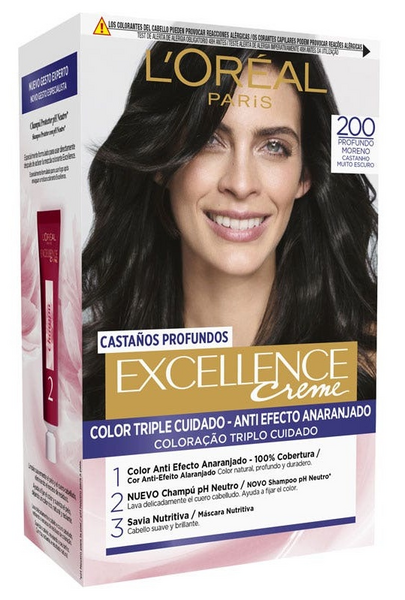 L'Oréal Excellence Creme Tinte Tono 200 Moreno Profundo