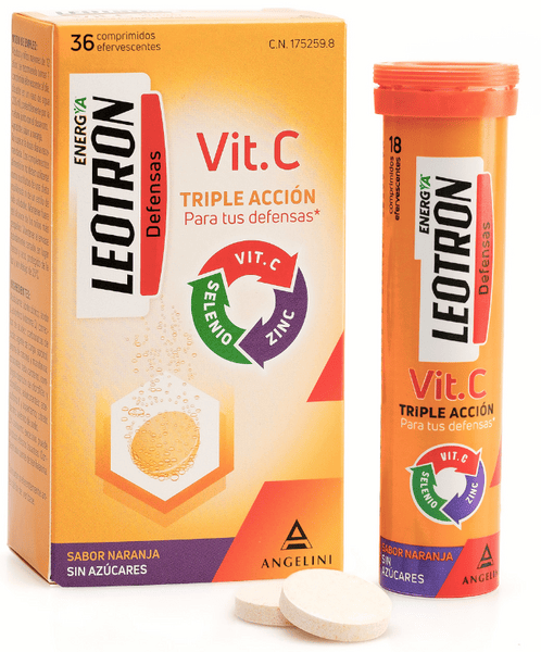 Leotron Vitamina C C 36 Comprimidos Efervescentes 36 Ct - Imagen 4
