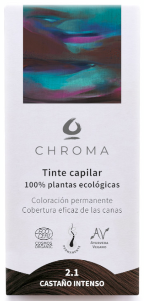 Chroma Tinte Capilar Natural Castaño Intenso 2.1 100 Gr