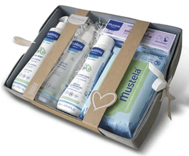 Mustela Canastilla Gris 5 Productos Aseo