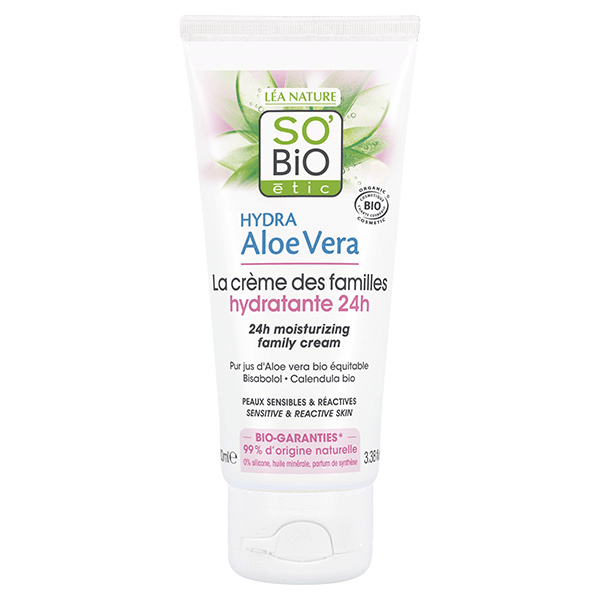 So'Bio Étic Hydra Aloe Vera Crème Hydratante 24h Bio 100ml 3