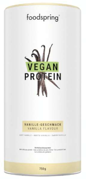 foodspring Proteína Vegana Vainilla 750 gr