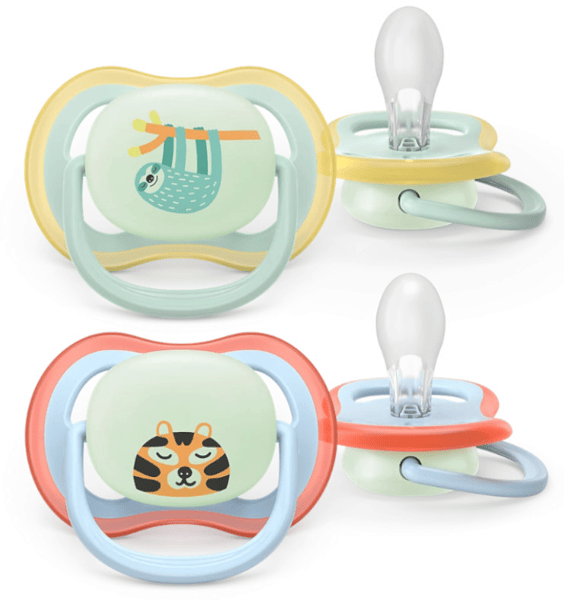 Philips Avent SCF376/24 Chupete Ultra Air Nocturno 0-6m 2 uds