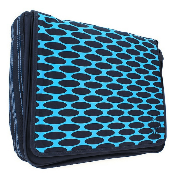 LaessigBolso Maternal Messenger Azul Marino