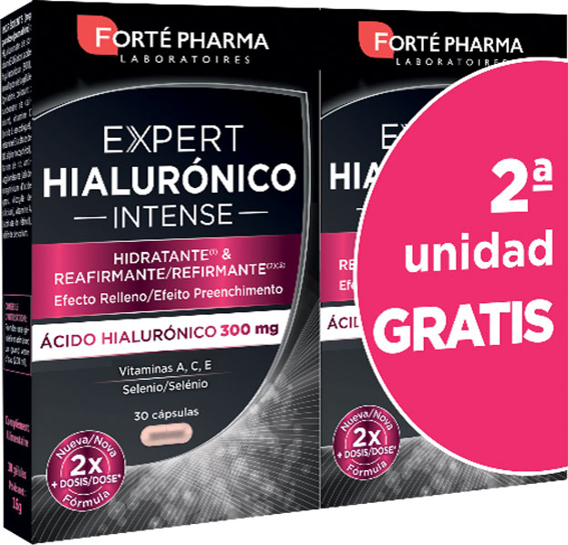 Forté Pharma Cofre Expert Hialurónico 30 Cápsulas + 30 Cápsulas (2ª Unidad GRATIS)