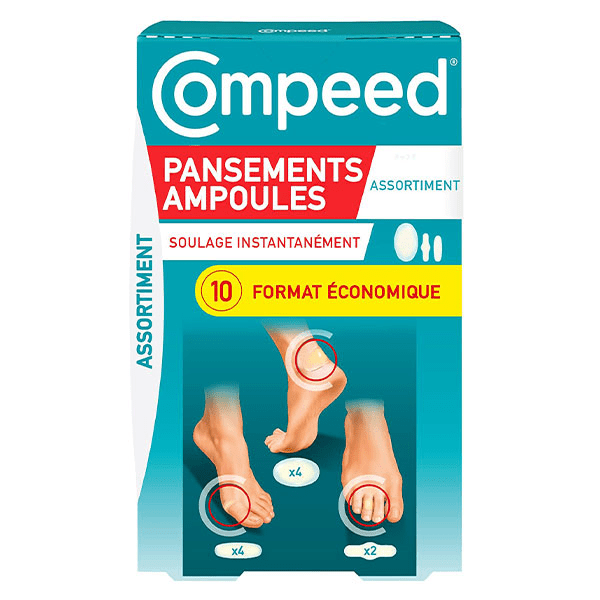 Assortiment Pansements Ampoules 10 unités 5