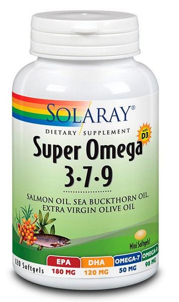 Solaray Super Omega 3-7-9 120 Perlas