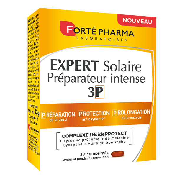 Expert Solaire Préparateur Intense 3P Sélénium Cuivre 30 comprimés 2