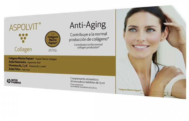 Aspolvit Anti-Aging Collagen 20 Ampollas.
