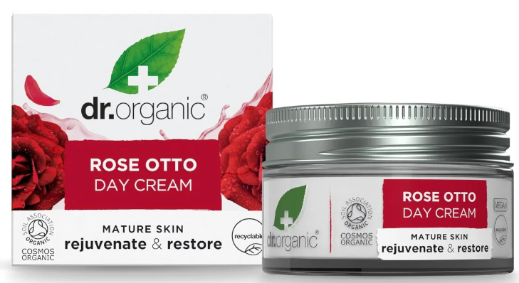 Dr. Organic Crema De Día Rosa Damascena