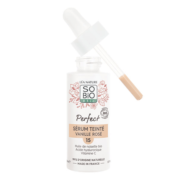 Léa Nature So Bio Étic Sérum teinté n°15 Vanille Rosé bio 30ml 2