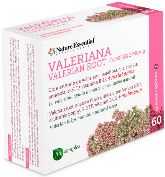 Nature Essential Valeriana Complex 2740Mg 60 Cápsulas