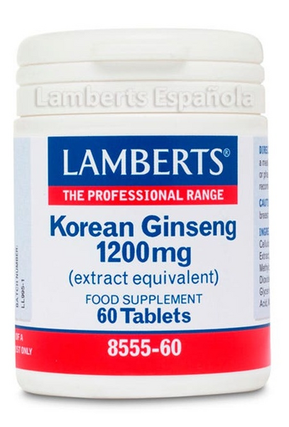 Lamberts Ginseng Koreano 1200mg 60 Comprimidos
