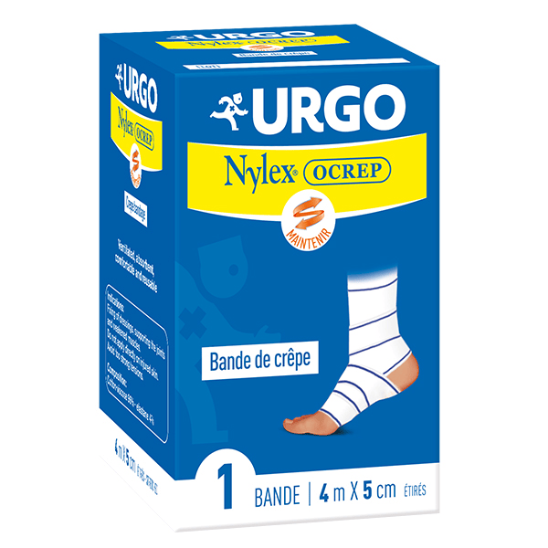 Soins Infirmiers Bande de Crêpe Nylex Ocrepe 5cm x 4m 3